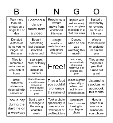 GOMTS Bingo Card