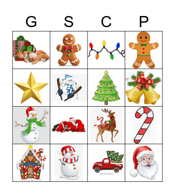 Christmas Bingo Card