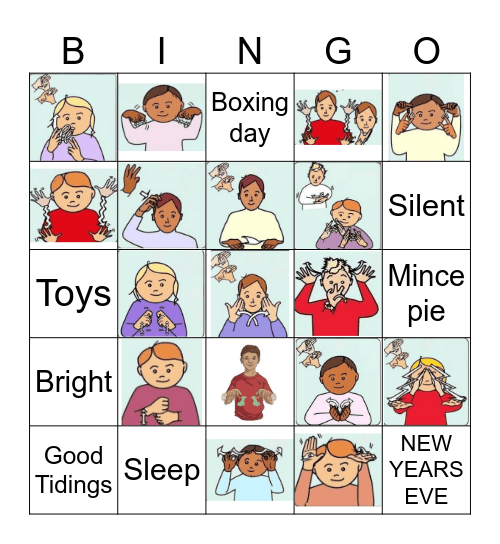 Festive Bingo Card