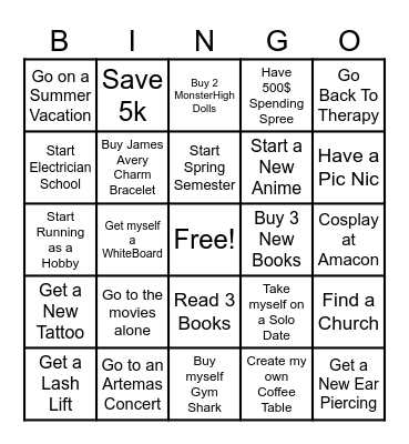 Bingo 2026 Bingo Card