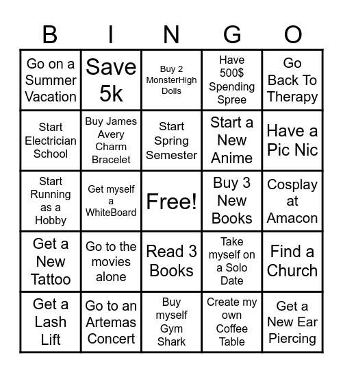 Bingo 2026 Bingo Card