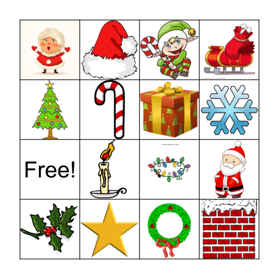 Holiday Bingo! Bingo Card