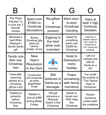 IBM Christmas Bingo 2025 Bingo Card