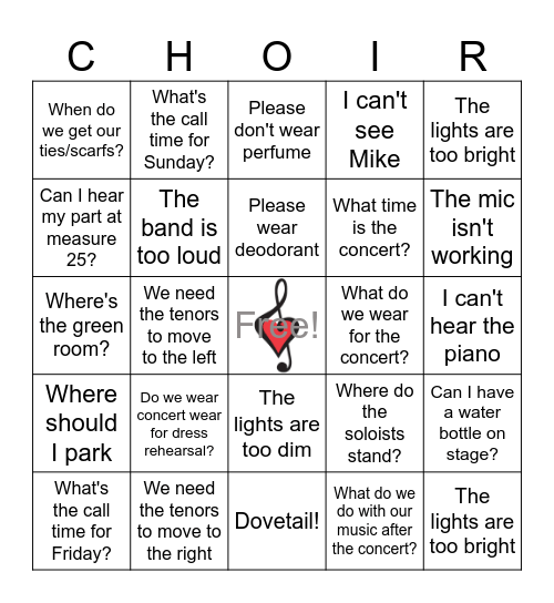 LCS Tech Week Bingo! Bingo Card