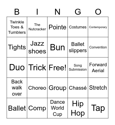 VDI Christmas Party Bingo Card