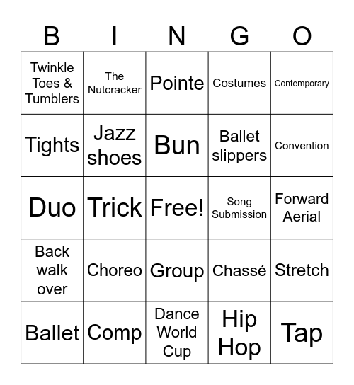 VDI Christmas Party Bingo Card