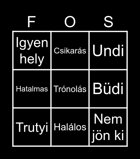 dgdhsjhsghdzhdzussu Bingo Card