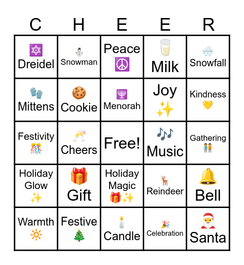 FSYR Bingo Bonanza Bingo Card
