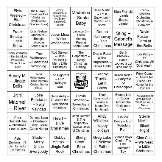 Thirsty For Knowledge Music Bingo Card