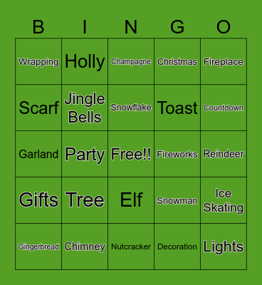 Happy Holidays! Bingo Card