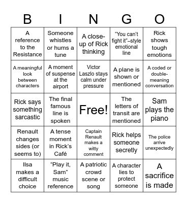 Casa-bingo! Bingo Card