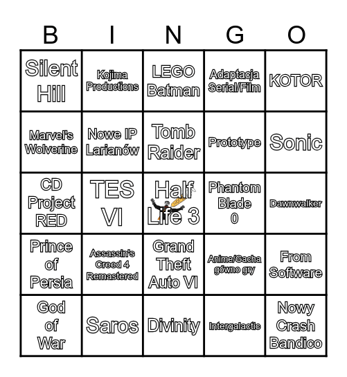 TGA 2025 Bingo Card