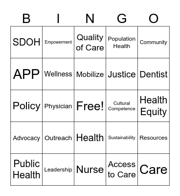 ASF BINGO! Bingo Card