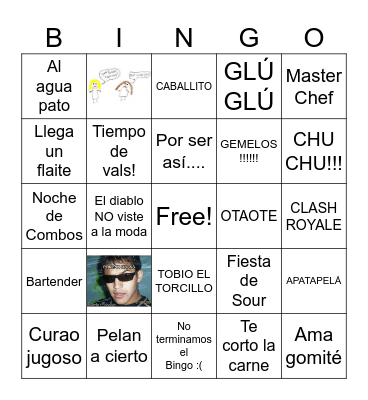 GALA 4CyR Bingo Card