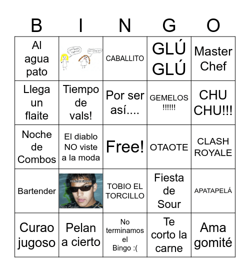 GALA 4CyR Bingo Card