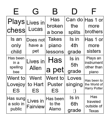 LCC Blackout Bingo Card