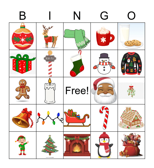 Holiday Bingo Card