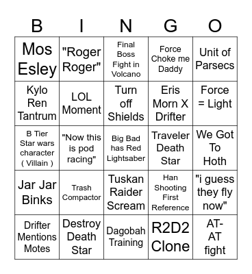Destiny 2 Renegades Bingo Card Bingo Card