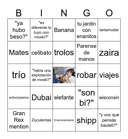 Mernosketti Bingo Card