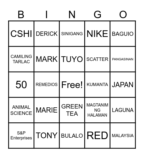 ALL ABOUT ROMEL Bingo Card