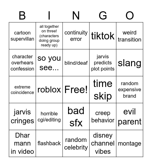 dhar mann bingo modern edition Bingo Card