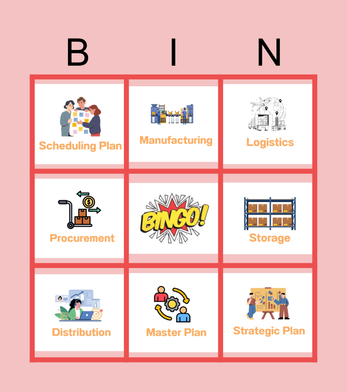LOGISTICS BINGO Card