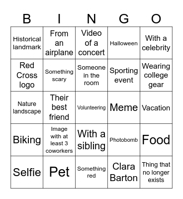 Cell Phone Bingo! Bingo Card