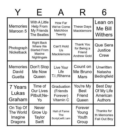 🎓 GRADUATES CELEBRATION 🎓 Bingo Card