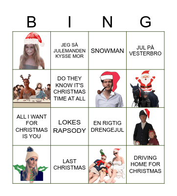 JULEBINGO Card
