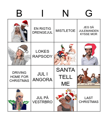 JULEBINGO Card