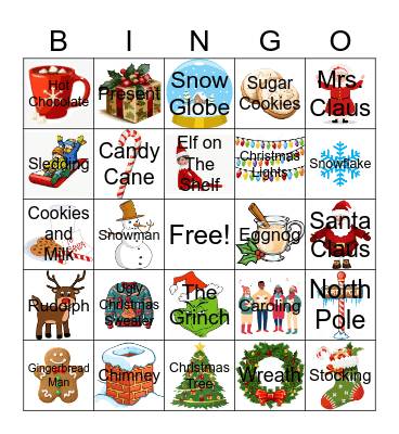 Christmas Bingo Card