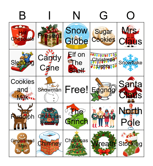 Christmas Bingo Card