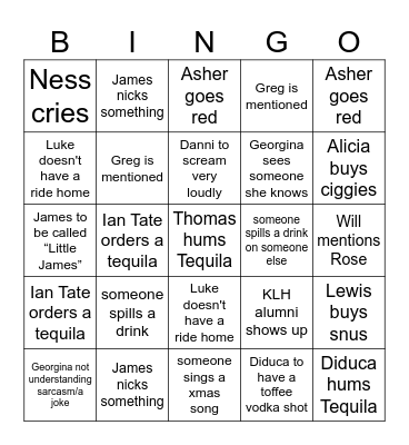christmas-do bingooo! Bingo Card