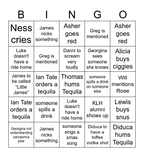 christmas-do bingooo! Bingo Card