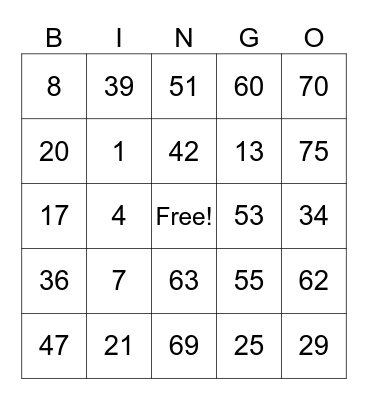 Microsoft Advertising Bingo Card
