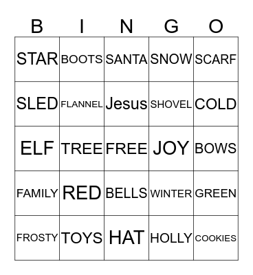 BINGO!! Bingo Card