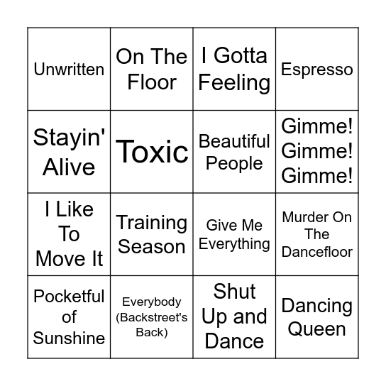 PwC - Round 3 Bingo Card