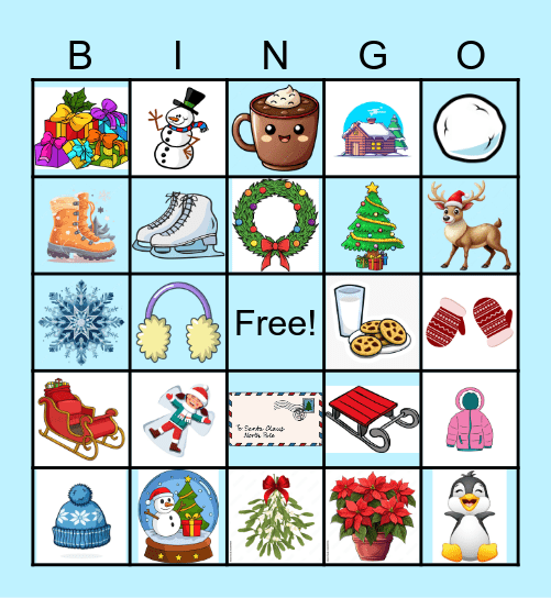 Winter Bingo Card