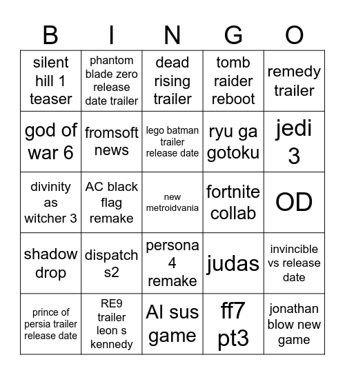 los wokeys Bingo Card