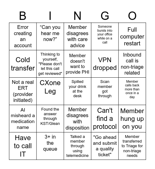 Nurses Week Bingo 2026! Bingo Card