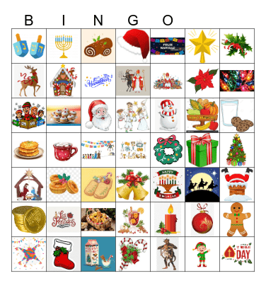 Christmas Bingo Card