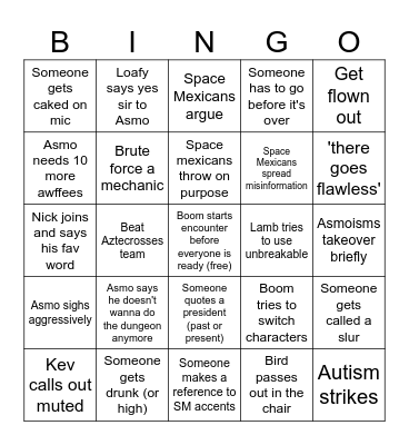 I can't find my Equilibrium Bingo Card