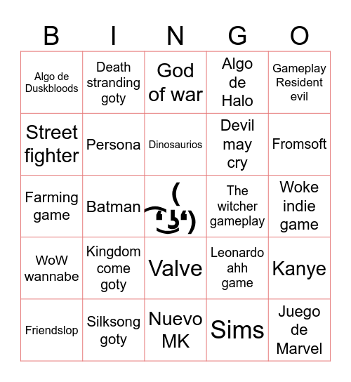 Gloving legends Bingo Card