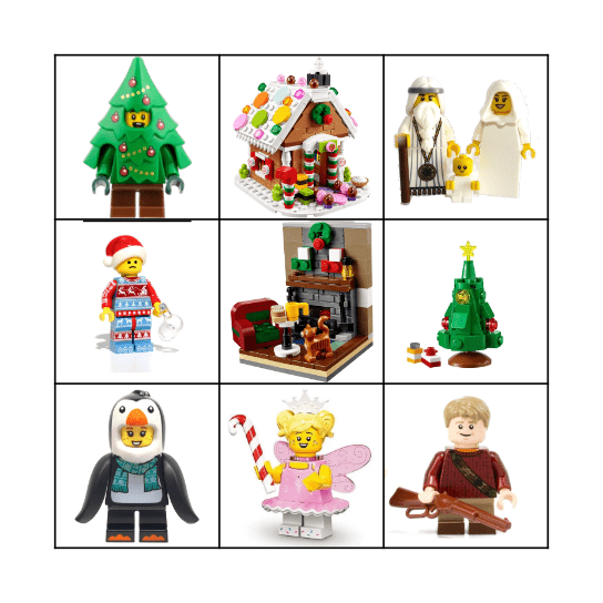 Lego Christmas Bingo Card