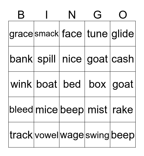 BINGO - 2ND GRADE Bingo Card