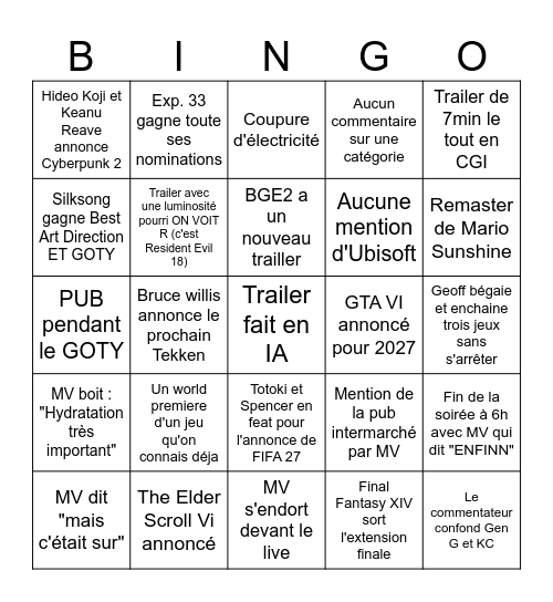 ALLO Bingo Card
