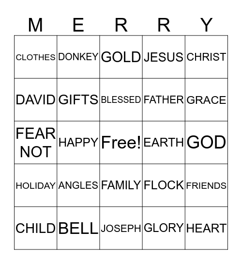 CHRISTMAS #2 Bingo Card