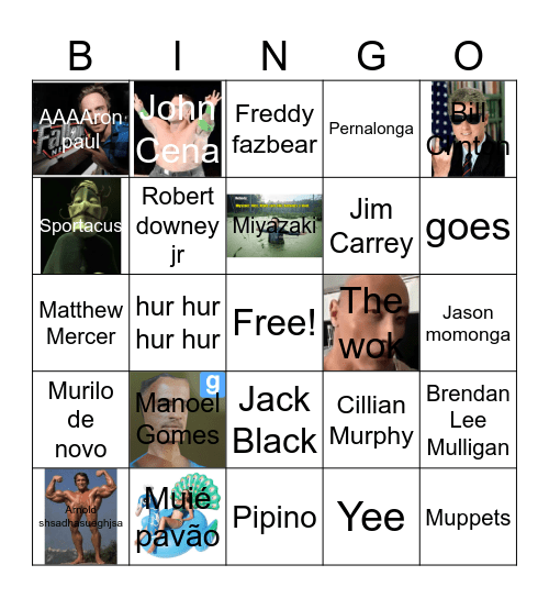 Segregação racial Bingo Card