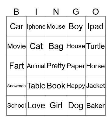 Bingo Lea Bingo Card