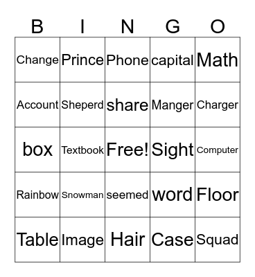 Poulinagirl! Bingo Card